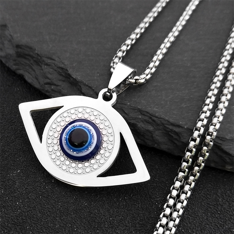 Jewelry & Watches Vitopoulos Reviews - Islam Hamsa Evil Blue Eye Necklace