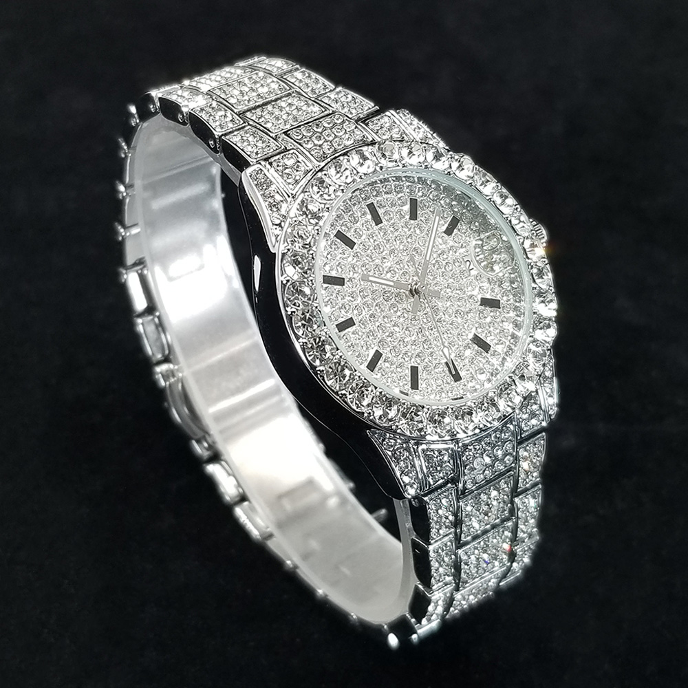 Elegant Diamond Watches Female - Jewelry Watches Silver 评论和价格