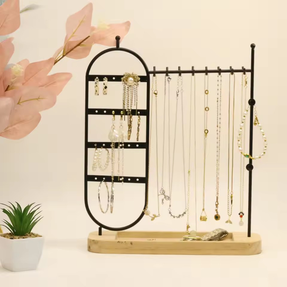 1 desktop solid wood base jewe - Jewelry Stores With Watches 评论和价格