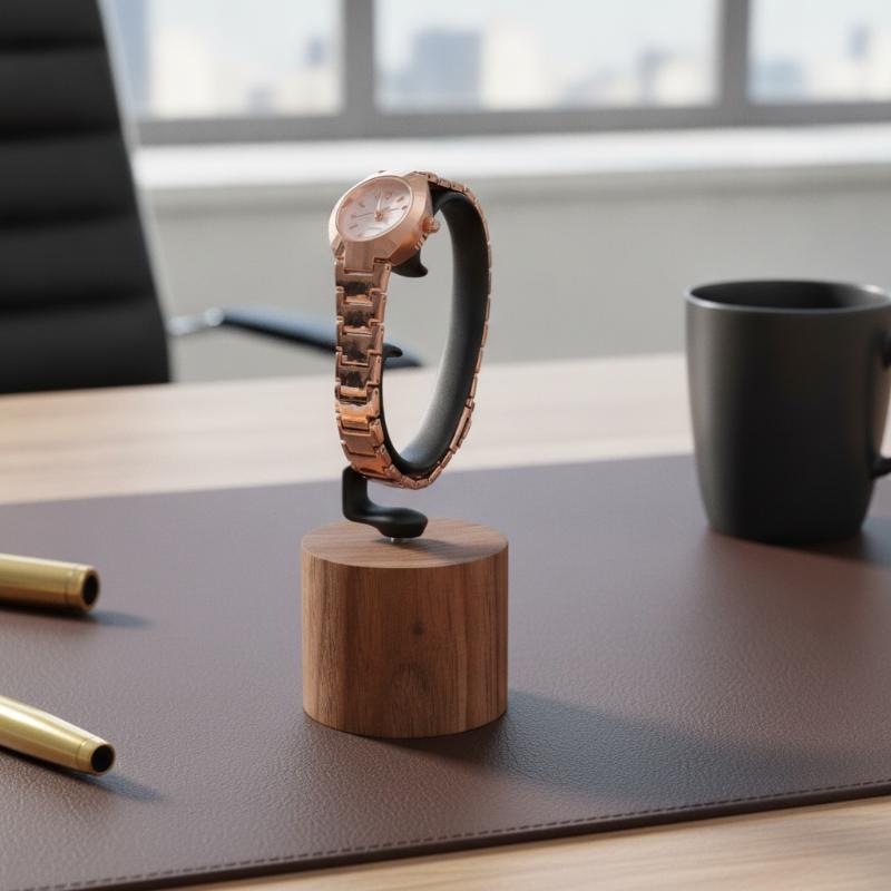 1PCS Wooden C-Shaped Watch Hol - Jewelry And Watches Inc 评论和价格