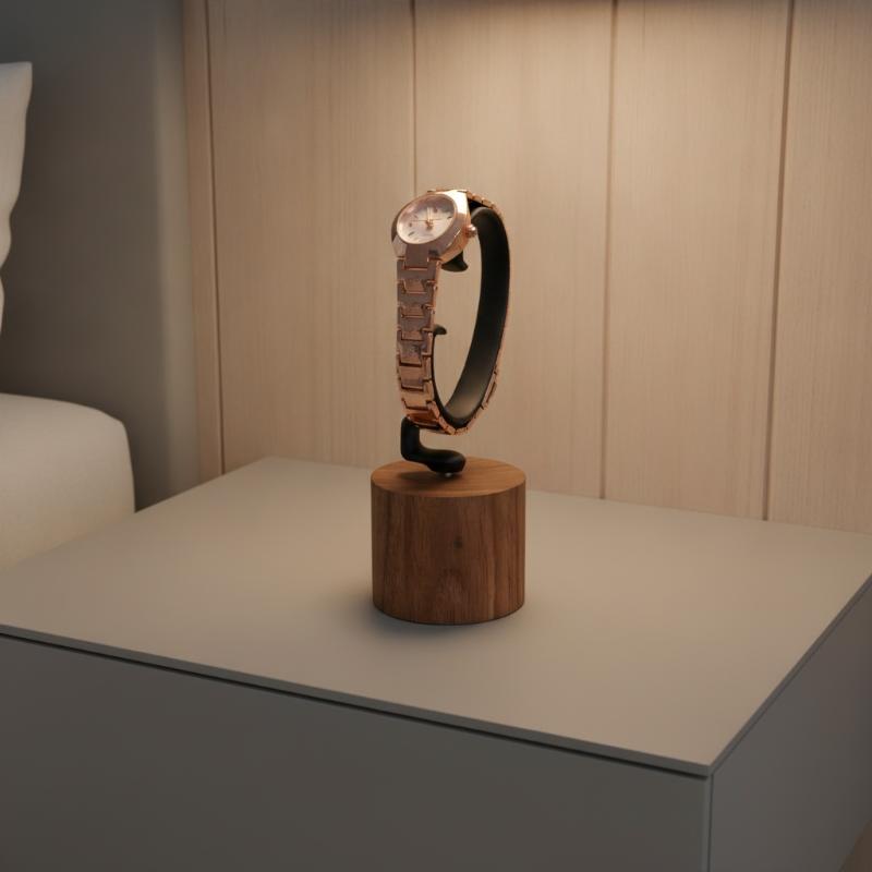 1PCS Wooden C-Shaped Watch Hol - Jewelry And Watches Inc 评论和价格