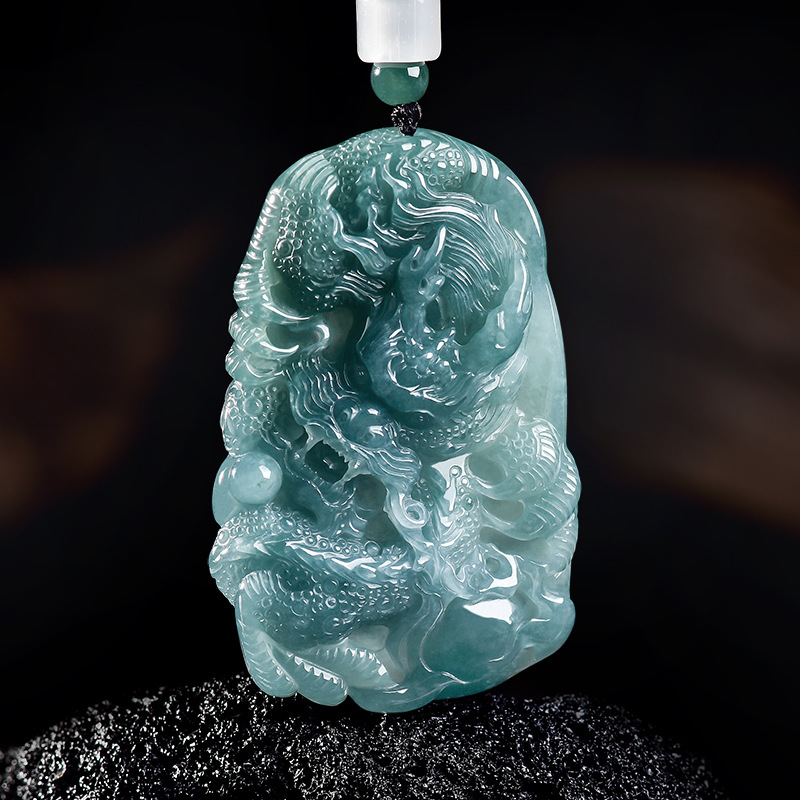 Natural Burmese Jadeite Dragon - Jewelry & Watches Vitopoulos Reviews 评论和价格