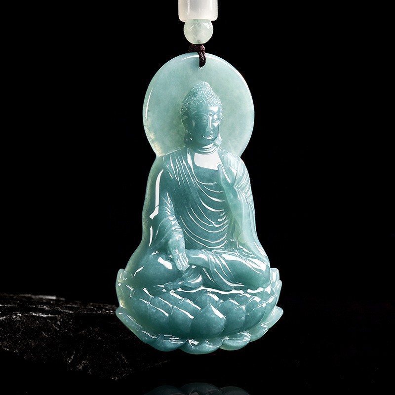 Natural Burmese Jadeite Buddha - The Jewelry & Watches 评论和价格