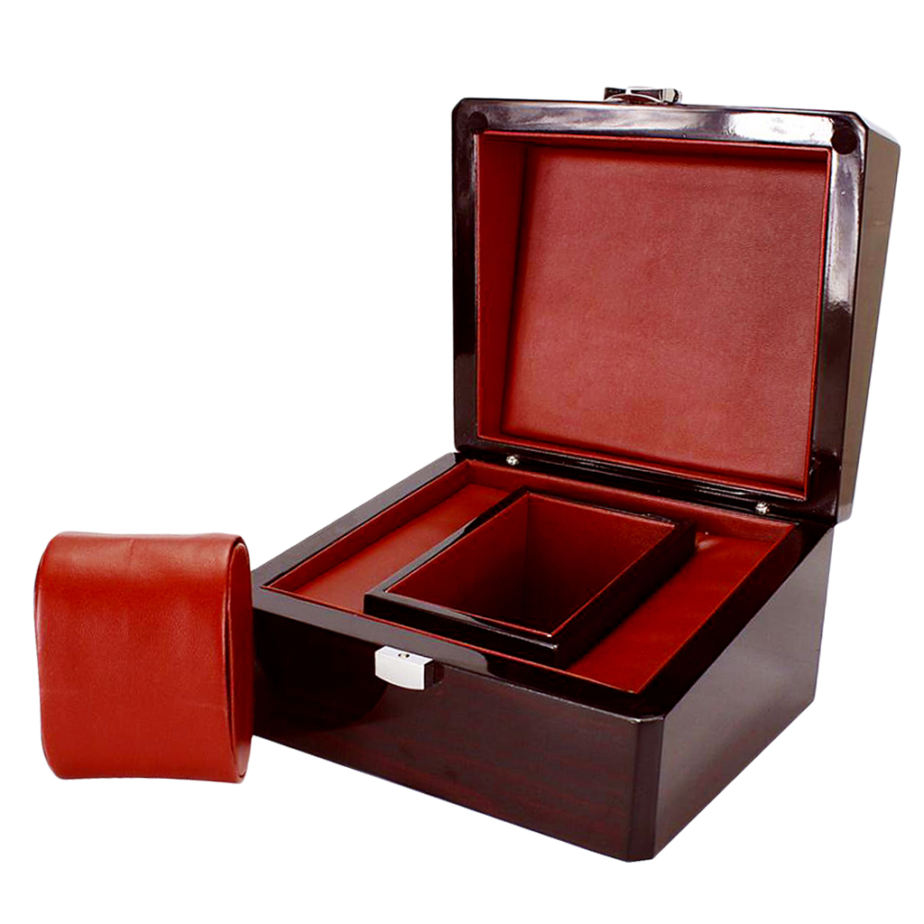 Solid Wood Watch Storage Box w - Jewelry Or Watches 评论和价格
