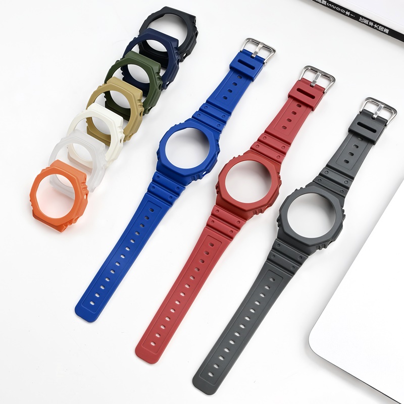 Resin Strap for Casio Farm Oak - Casio Watch G-Shock Ga-2100 评论和价格