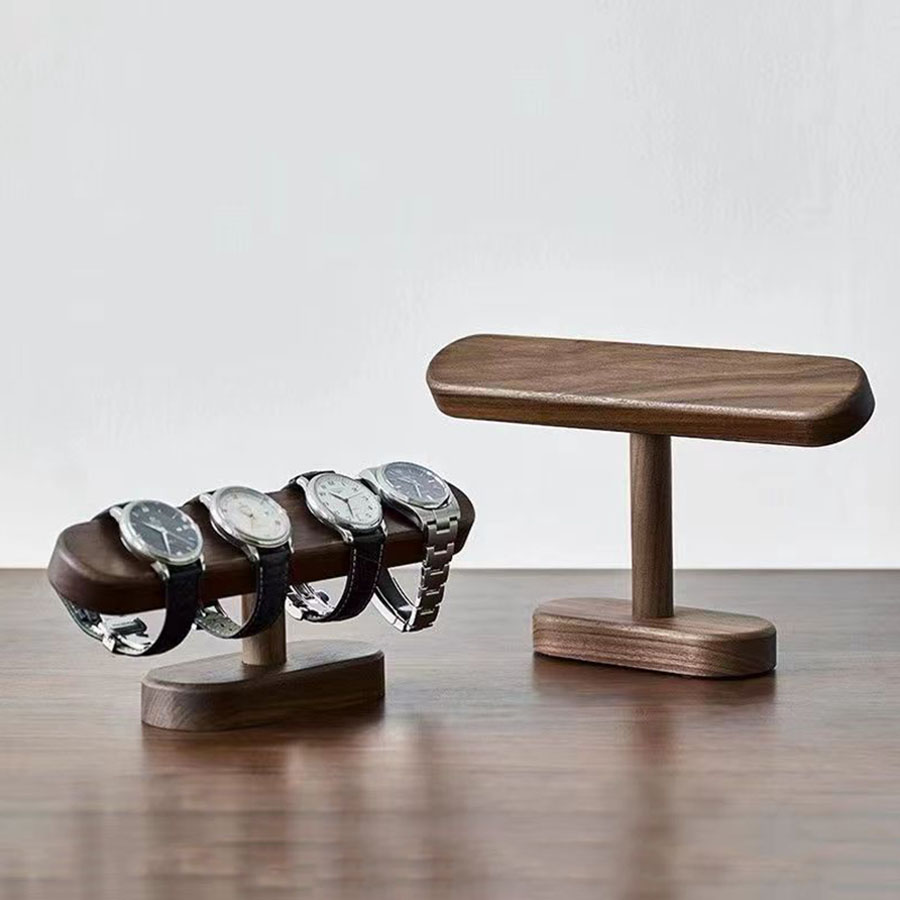 Creative Solid Walnut Wood Jew - Jewelry Stores With Watches 评论和价格