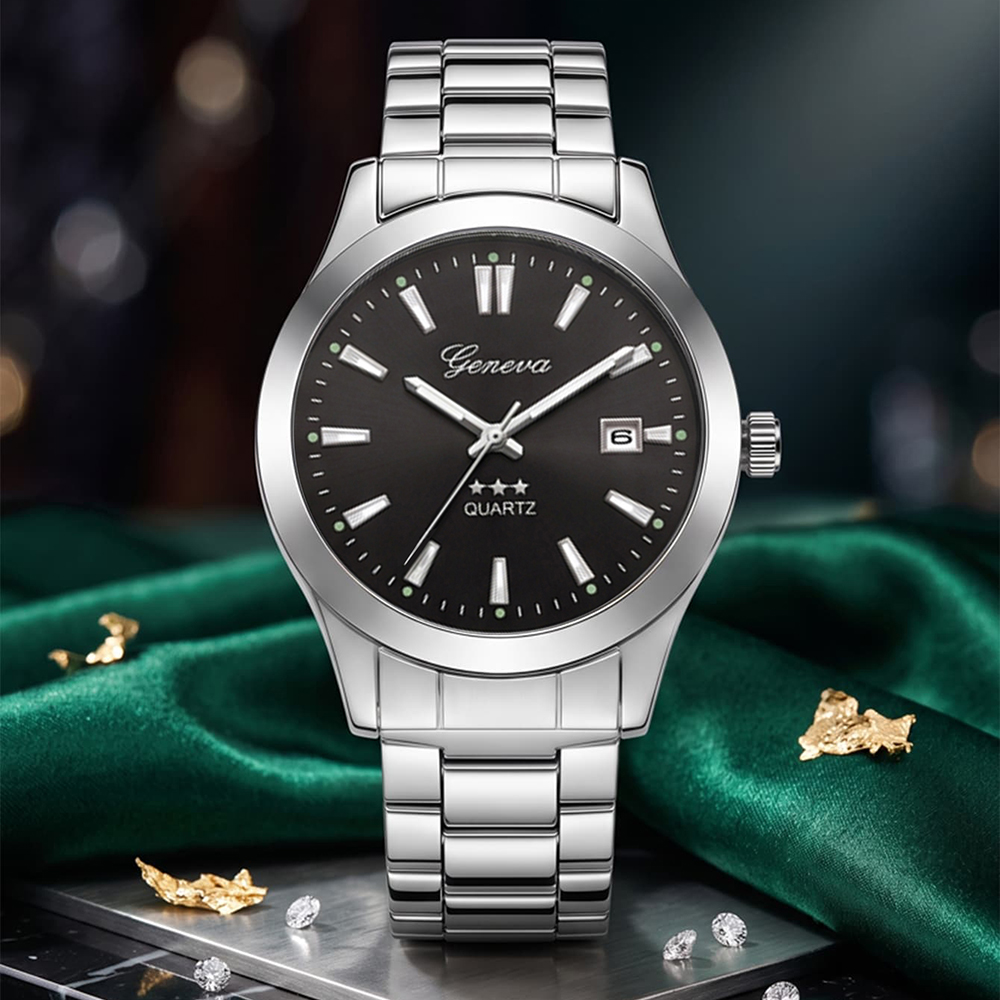 1Pcs Unisex Jewelry Watch Wome - Jewelry Watches Silver 评论和价格