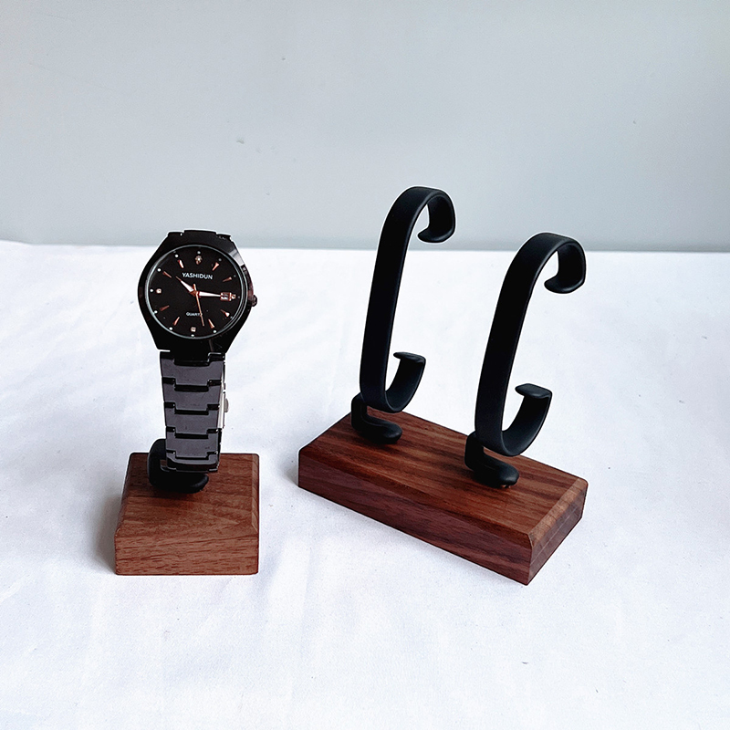 Wooden C-Shaped Watch Holder J - Jewelry And Watches Inc 评论和价格