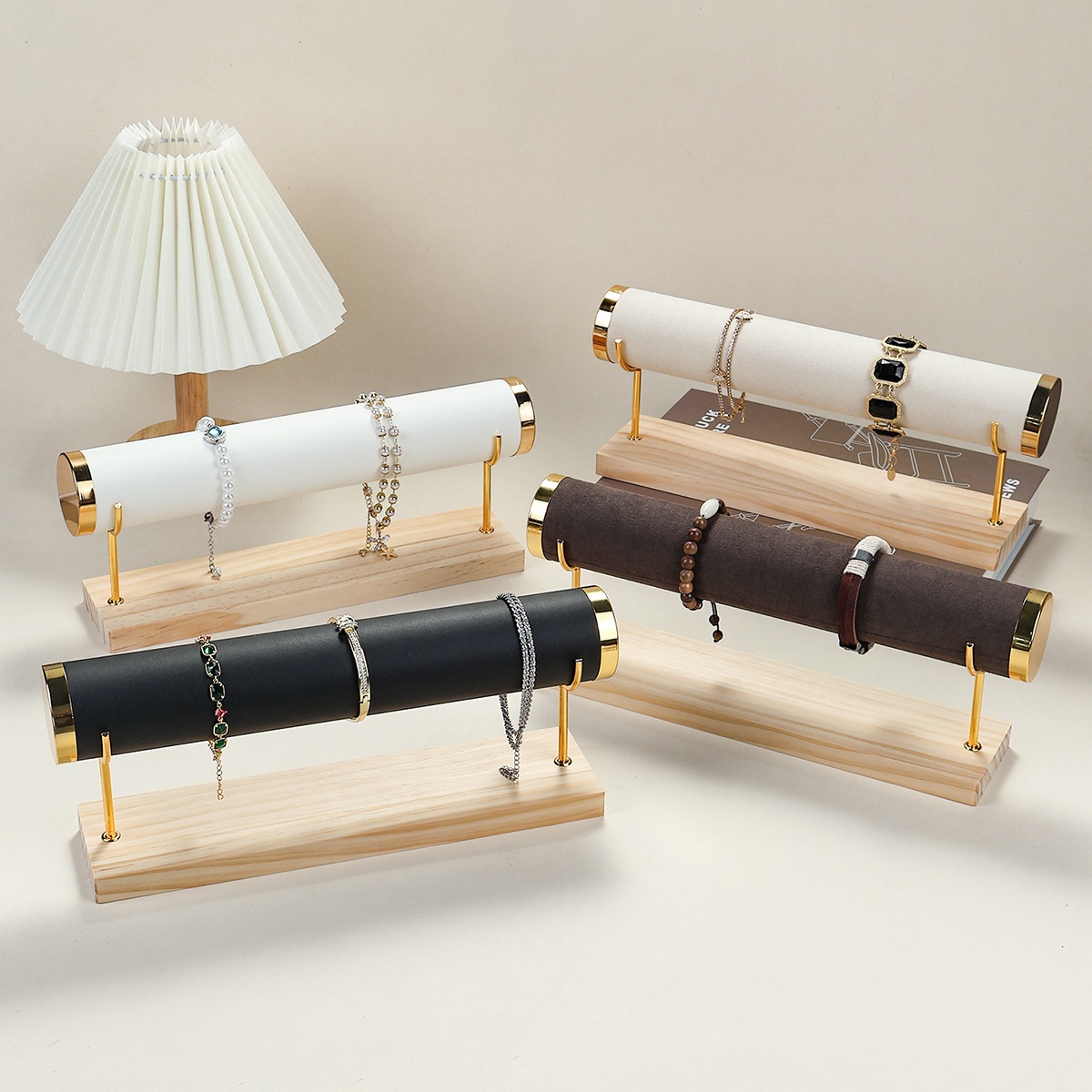 Solid Wood Jewelry Display Sta - Jewelry And Watches Exhibition 评论和价格