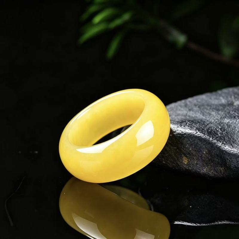 Genuine A-grade jadeite ring w - The Jewelry & Watches 评论和价格