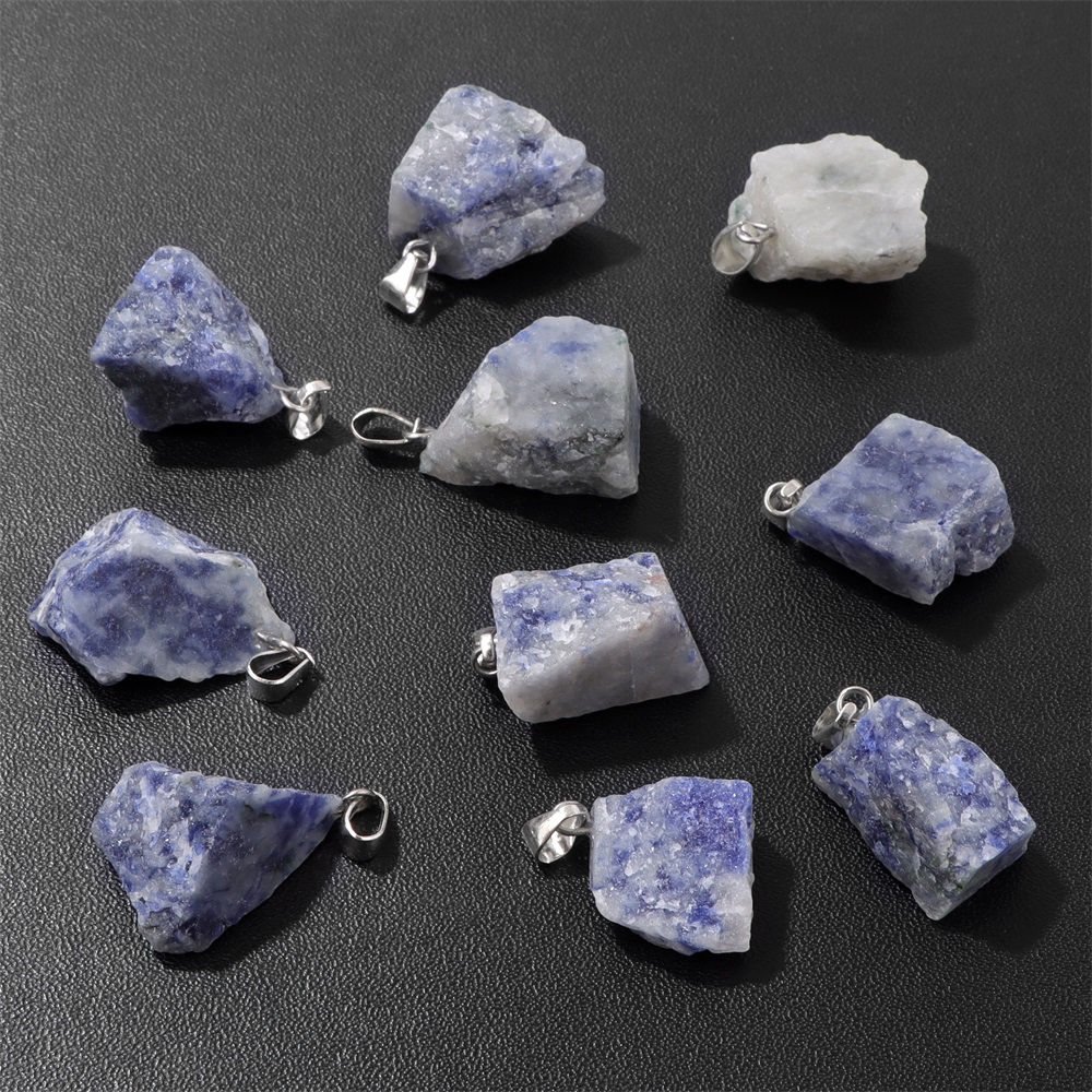 3PCS Irregular Raw Stone Penda - Gemstone Bracelet Healing 评论和价格