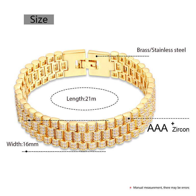 Hip Hop AAA CZ Stone Paved Bli - Icebox Jewelry Watches 评论和价格