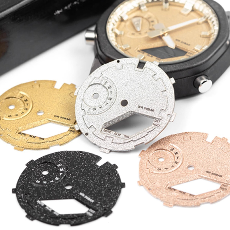 Frost Gold Fire Pattern Dial F - Casio Watch G-Shock Ga-2100 评论和价格