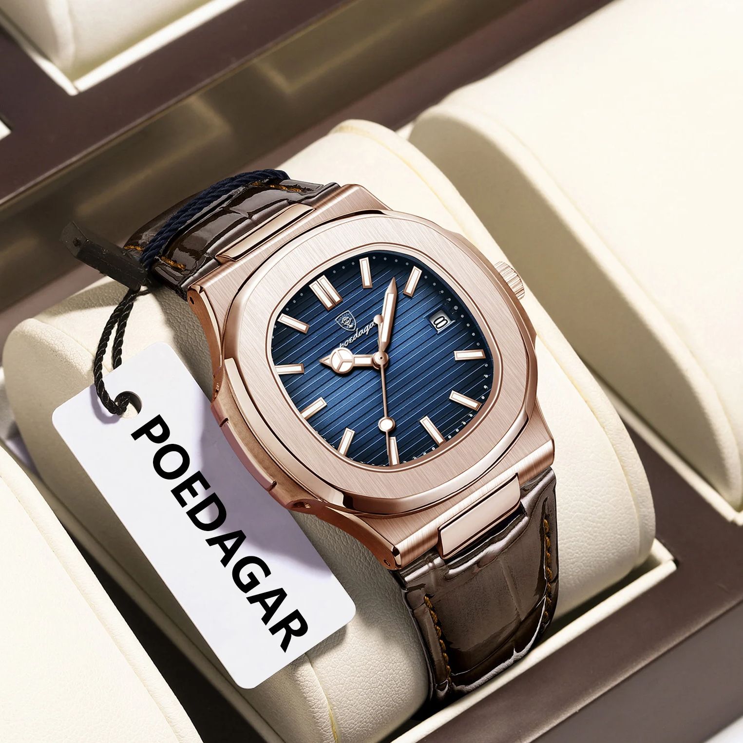 POEDAGAR Business Man Watch Da - Rg Watches & Jewelry Gmbh 评论和价格