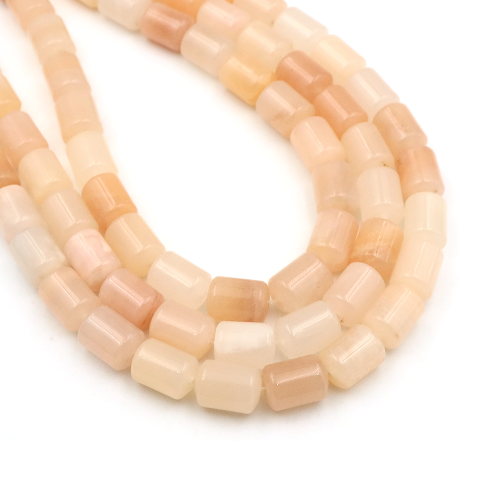 10x14mm Natural Stone Cylinder - Gemstone Bracelet Healing 评论和价格