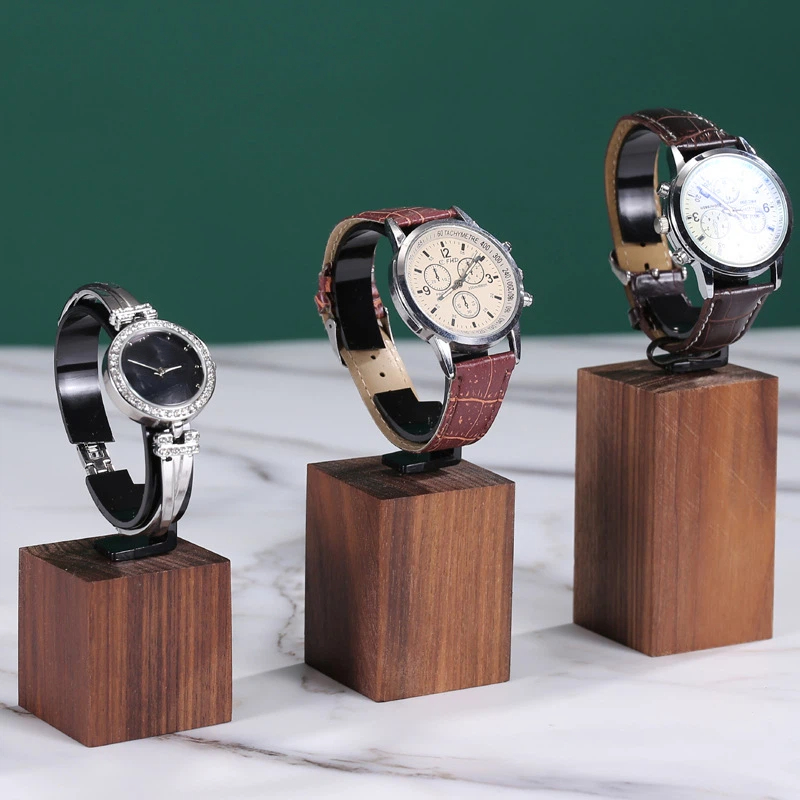 New Wooden C Shaped Watch Disp - Jewelry And Watches Inc 评论和价格