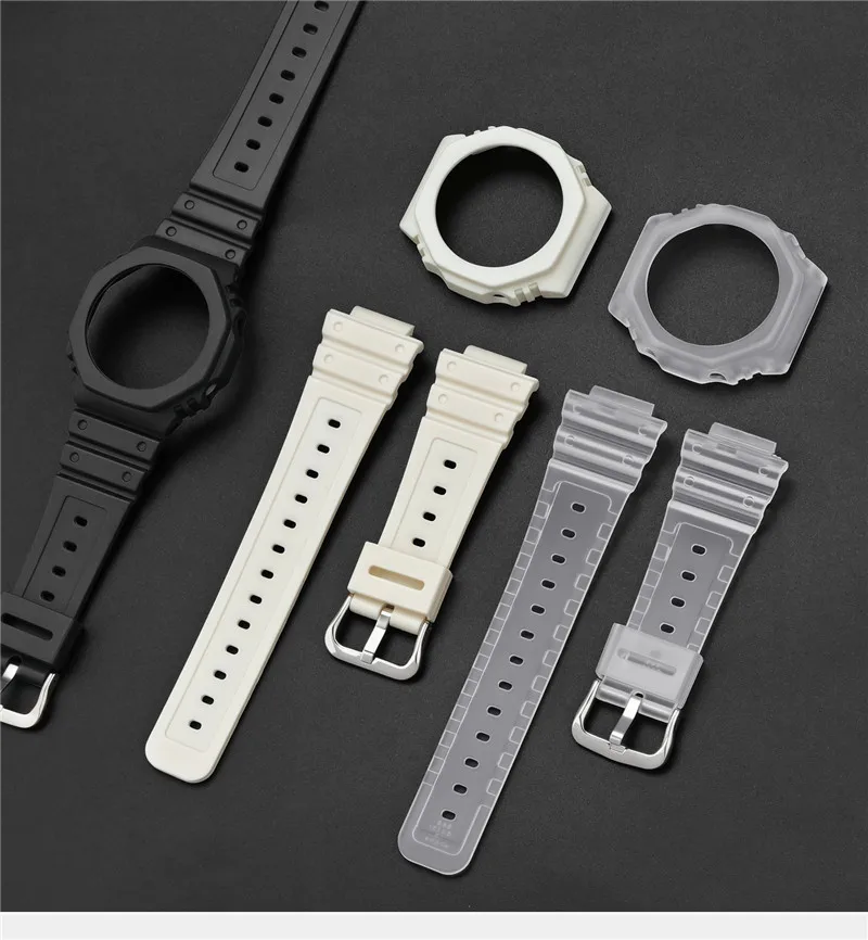 Rubber Watch Strap Case Bezel  - Casio Watch G-Shock Ga-2100 评论和价格