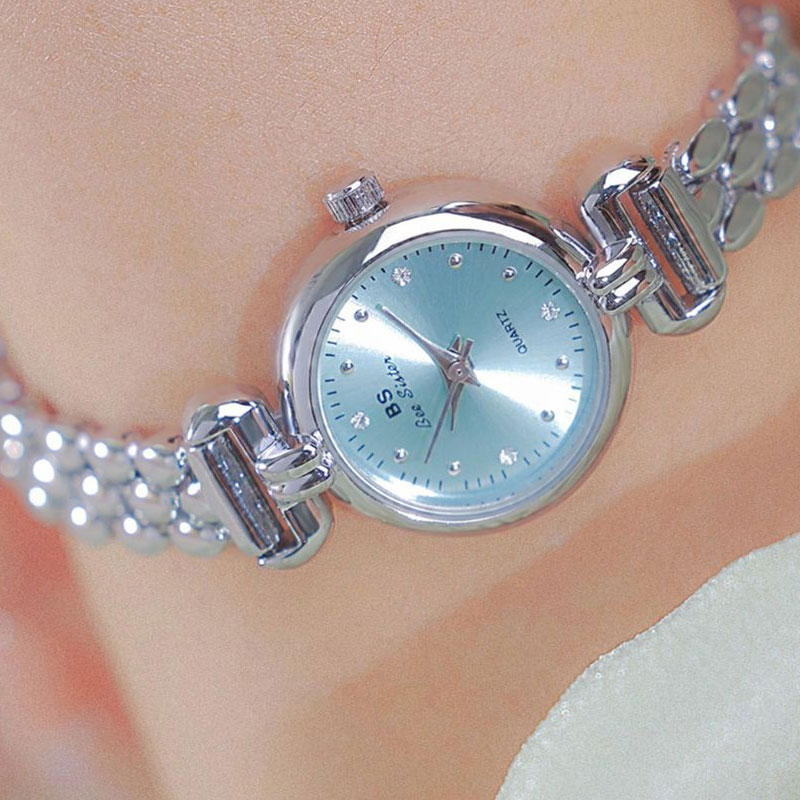 2024 New Luxury Ice Blue Silve - Jewelry Watches Silver 评论和价格