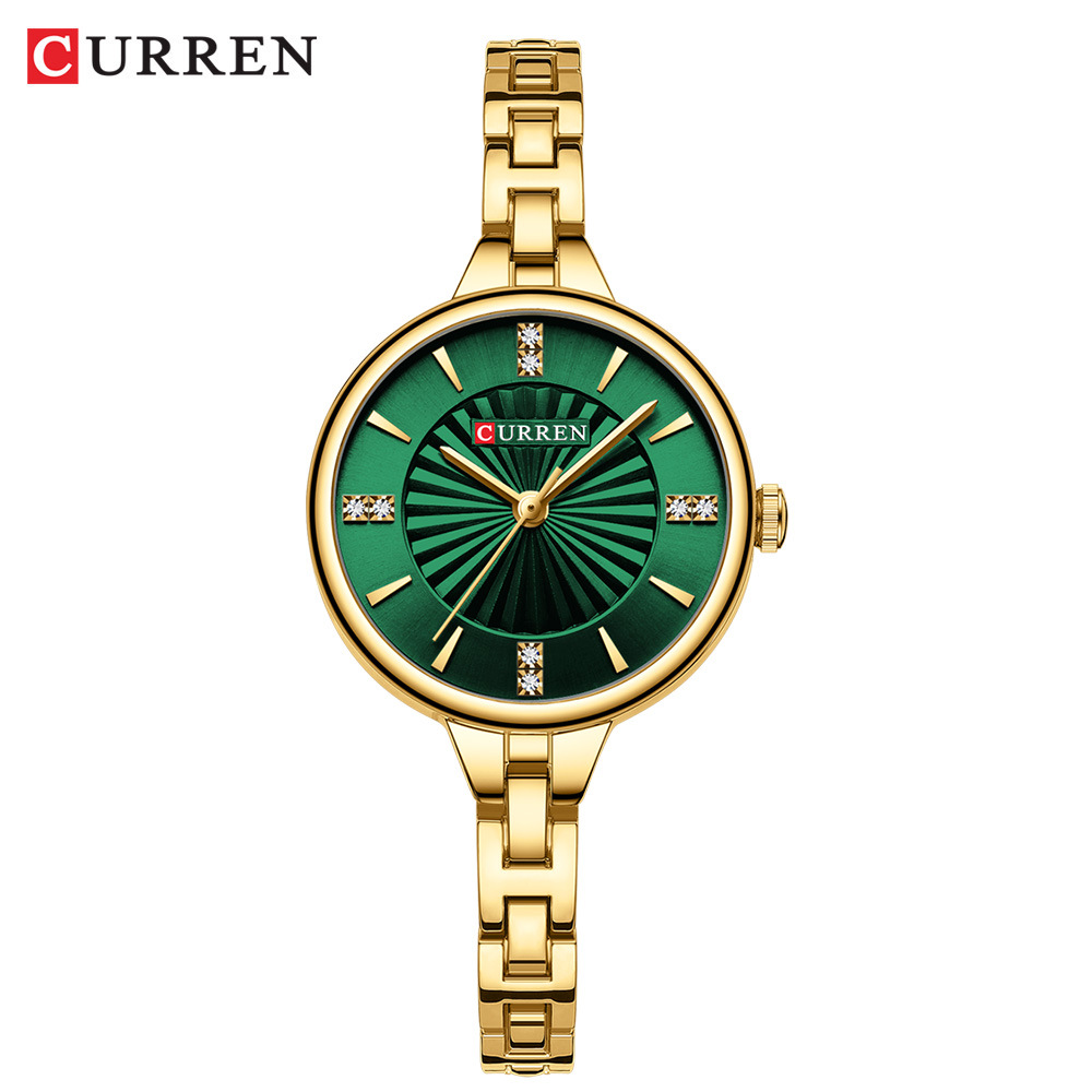 CURREN 9097 Top Brand Women's  - Jewelry Watches Silver 评论和价格