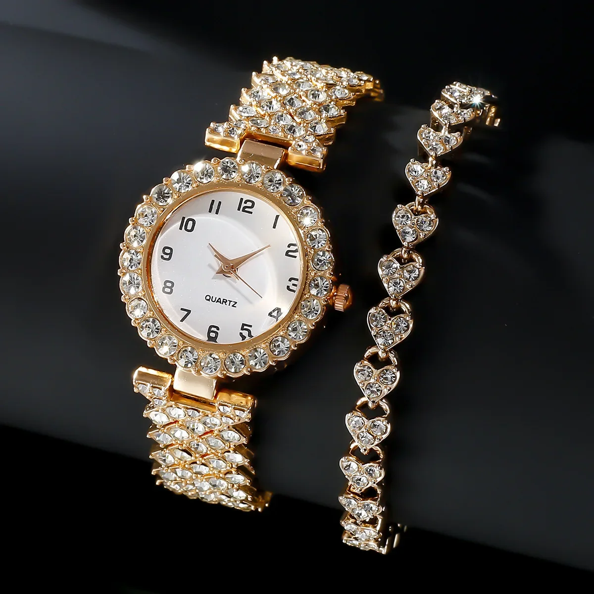 1pcs/2pcs Luxury Fashion Women - Jewelry Watches Silver 评论和价格
