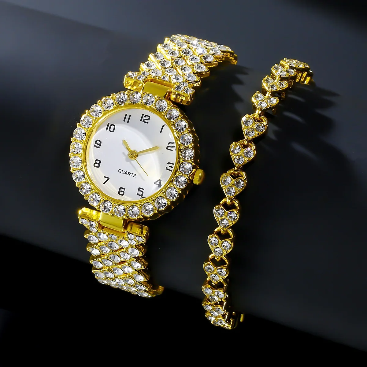 1pcs/2pcs Luxury Fashion Women - Jewelry Watches Silver 评论和价格