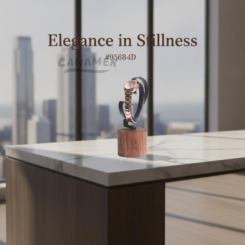 Wooden C-Shaped Watch Holder J - Jewelry And Watches Inc 评论和价格