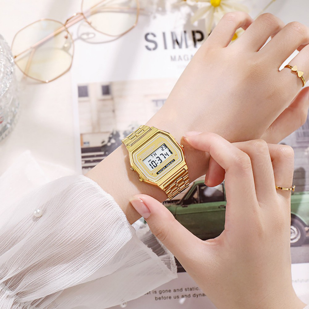Elegant Digital Watch For Wome - Jewelry Watches Silver 评论和价格