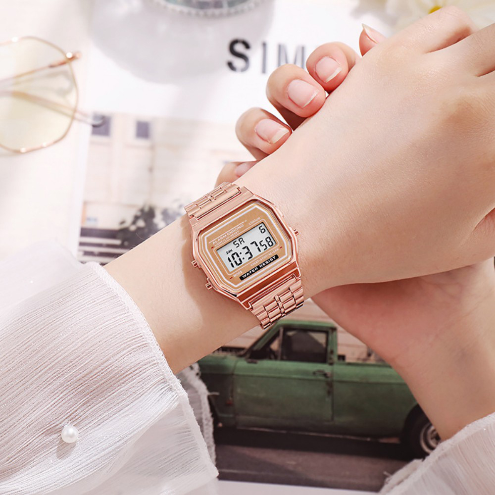 Elegant Digital Watch For Wome - Jewelry Watches Silver 评论和价格