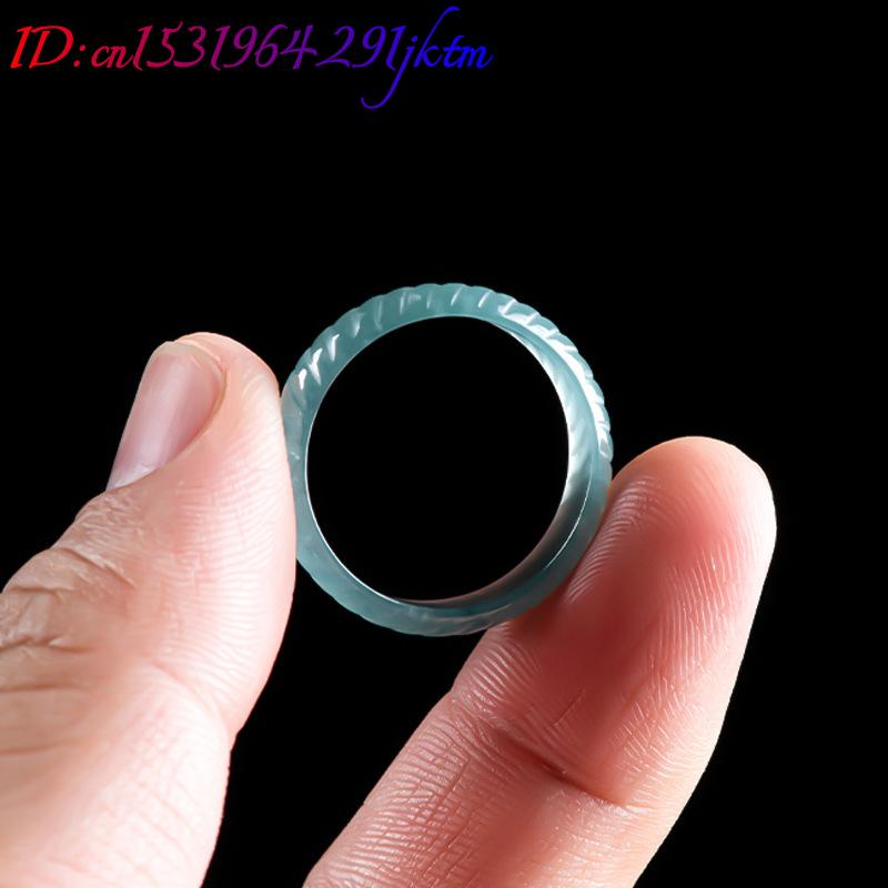 Blue Real Burmese Jadeite Ring - Jewelry & Watches Vitopoulos Reviews 评论和价格