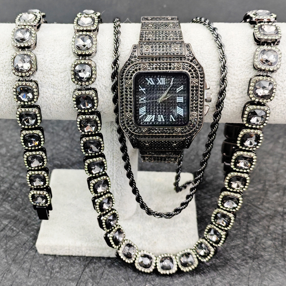 Purco Black Watch Tennis Chain - Icebox Jewelry Watches 评论和价格