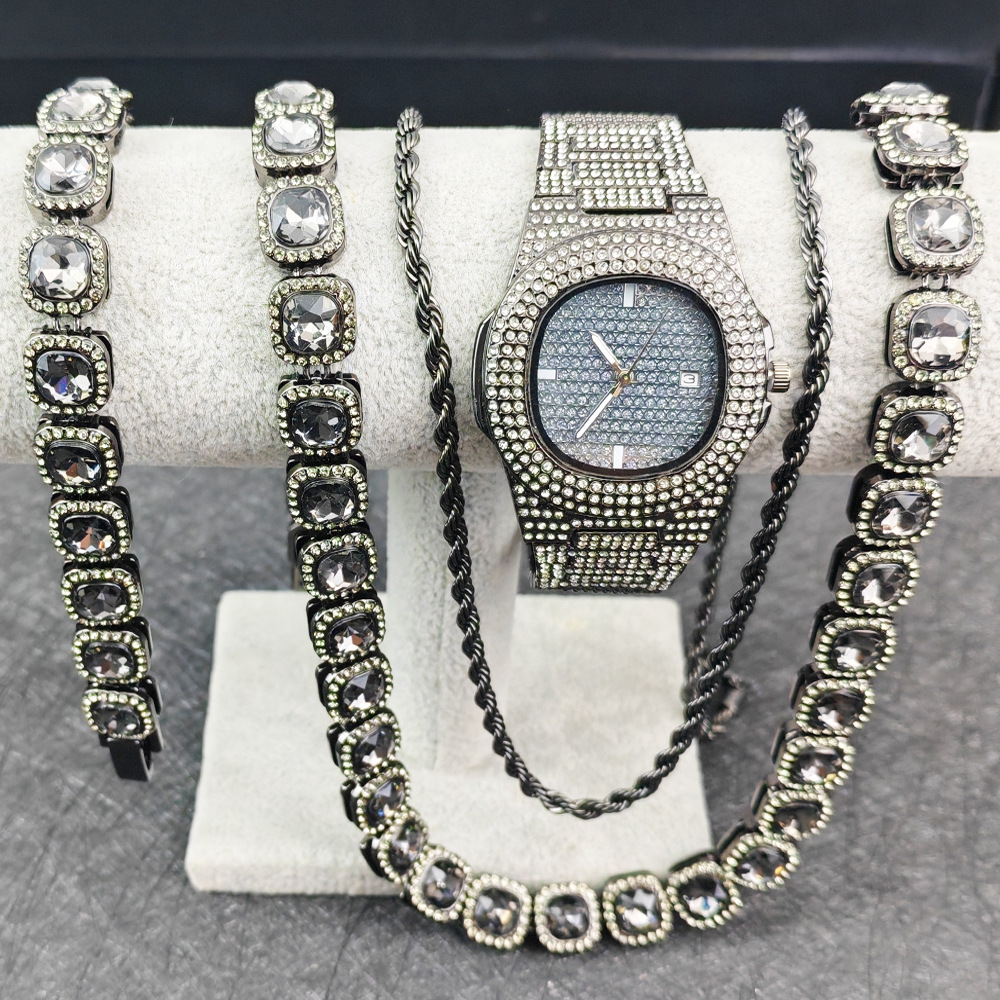 Purco Black Watch Tennis Chain - Icebox Jewelry Watches 评论和价格