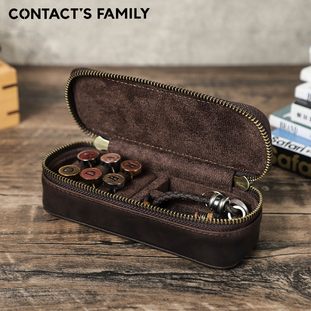 Vintage Genuine Leather Portab - Jewelry Or Watches 评论和价格