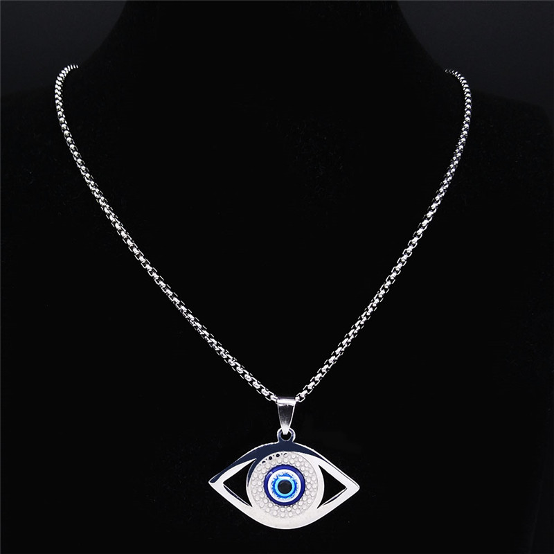 Islam Hamsa Evil Blue Eye Neck - Jewelry & Watches Vitopoulos Reviews 评论和价格