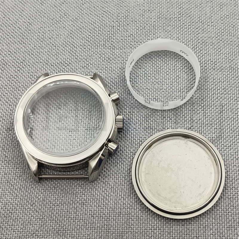 40mm VK63 Silver Watch Case Bl - Jewelry Watches Silver 评论和价格